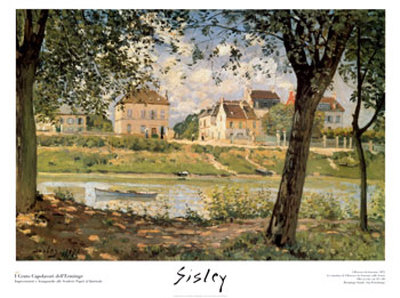 Villeneuve La Garenne by Alfred Sisley Pricing Limited Edition Print image