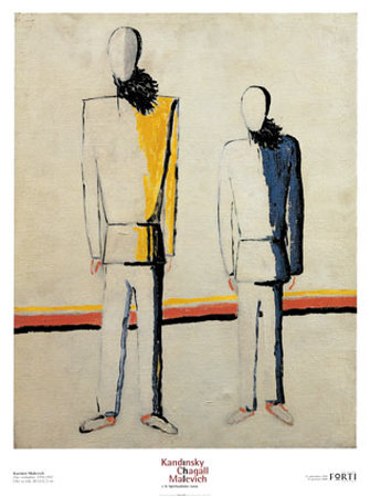The Two Farmers by Kasimir Malevich Pricing Limited Edition Print image