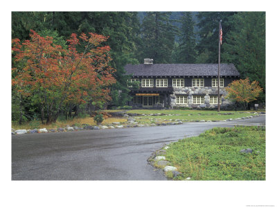 Wilderness Information Center At Longmire, Mt. Rainier National Park, Washington, Usa by Jamie & Judy Wild Pricing Limited Edition Print image