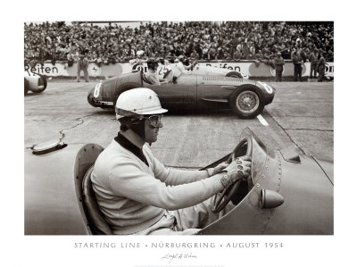 Starting Line, Nurburgring, 1954 by Leigh Wiener Pricing Limited Edition Print image