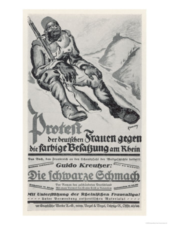 This German Poster Produced During The Occupation Of The Rhineland by Reimers Pricing Limited Edition Print image