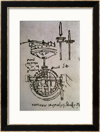 Mechanical Drawings #3 by Leonardo Da Vinci Pricing Limited Edition Print image