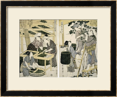 Silk-Worm Culture By Women by Utamaro Kitagawa Pricing Limited Edition Print image