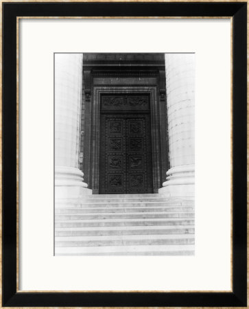 View Of The Door Of La Madeleine Comprising Of Eight Relief Panels by Henri Joseph De Triqueti Pricing Limited Edition Print image