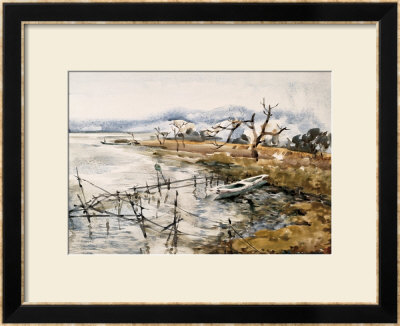 River In Early Spring by Wanqi Zhang Pricing Limited Edition Print image