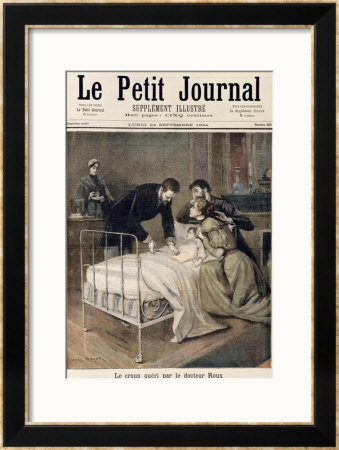 The Croup Cured By Doctor Roux, Illustration From Le Petit Journal, 24Th September 1894 by Lionel Royer Pricing Limited Edition Print image