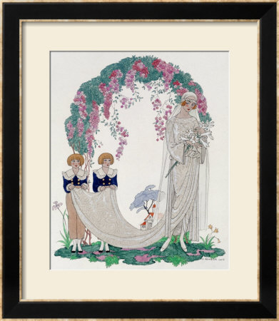 The Bride, 1920 by Georges Barbier Pricing Limited Edition Print image