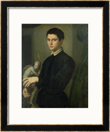 Portrait Of A Sculptor, Possibly Baccio Bandinelli (1493-1560) by Agnolo Bronzino Pricing Limited Edition Print image