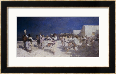 La Tarantella by Otto Ludwig Sinding Pricing Limited Edition Print image