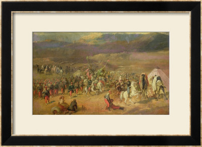The Capture Of The Retinue Of Abd-El-Kader (1808-83) Or, The Battle Of Isly In 1844, 1844-63 by Horace Vernet Pricing Limited Edition Print image