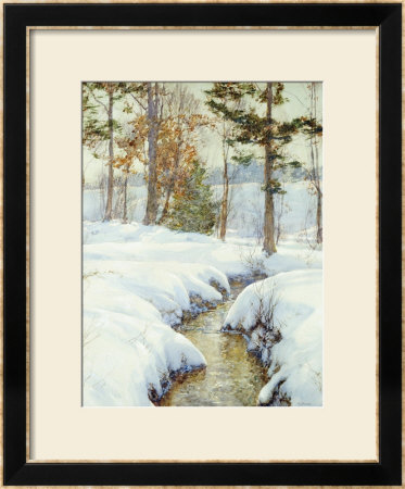 Snowladen Brook by Walter Launt Palmer Pricing Limited Edition Print image