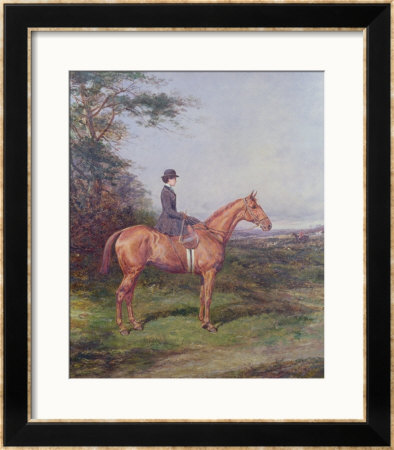 Miss A.L.North On Ivanhoe by Heywood Hardy Pricing Limited Edition Print image