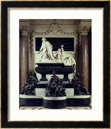 The Tomb Of Cardinal Jules Mazarin 1689-93, In The Chapel by Antoine Coysevox Pricing Limited Edition Print image