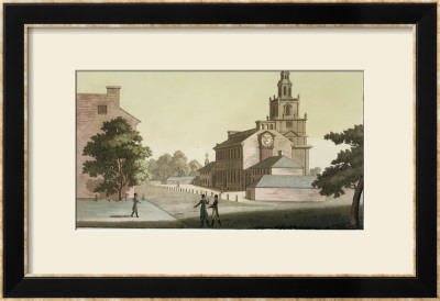 Independence Hall, Philadelphia, Pennsylvania, From Le Costume Ancien Et Moderne by Paolo Fumagalli Pricing Limited Edition Print image