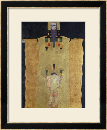 Vor Gottvater Knieender Jungling, 1908 by Egon Schiele Pricing Limited Edition Print image