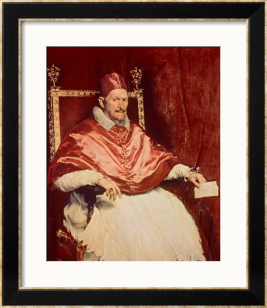 Portrait Of Pope Innocent X (1574-1655), 1650 by Diego Velázquez Pricing Limited Edition Print image