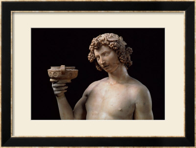 Bacchus, Detail, 1497 by Michelangelo Buonarroti Pricing Limited Edition Print image