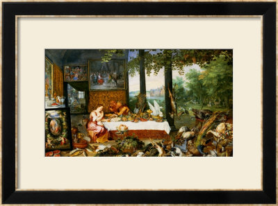 The Sense Of Taste, 1618 by Jan Brueghel The Elder Pricing Limited Edition Print image