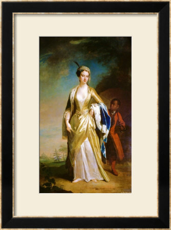 Lady Mary Wortley Montagu, Circa 1725 by Jonathan Richardson Pricing Limited Edition Print image