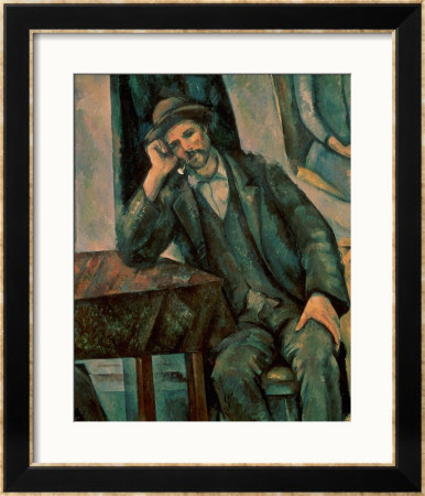 Man Smoking A Pipe, 1890-92 by Paul Cézanne Pricing Limited Edition Print image