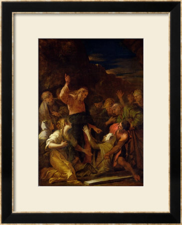 Jesus Healing The Leper, 1864 by Jean-Marie Melchior Doze Pricing Limited Edition Print image
