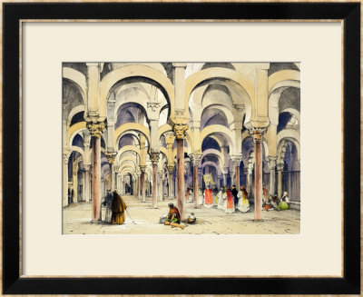 Mosque At Cordoba, From Sketches Of Spain by John Frederick Lewis Pricing Limited Edition Print image