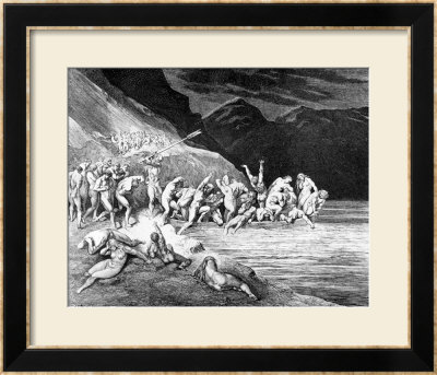 Charon, Illustration From The Divine Comedy By Dante Alighieri Paris, Published 1885 by Gustave Dore Pricing Limited Edition Print image