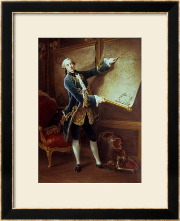 The Comte De Vaudreuil, 1758 by Francois Hubert Drouais Pricing Limited Edition Print image