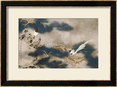 Birds On Pine Tree by Hsi-Tsun Chang Pricing Limited Edition Print image