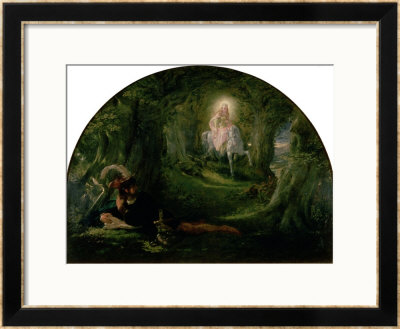 La Belle Dame Sans Merci (The Story Of Thomas Rhymer) by Sir Joseph Noel Paton Pricing Limited Edition Print image