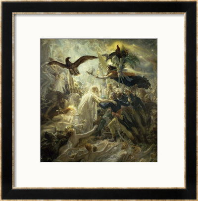The Shadows Of The French Warriors Led By Victory by Anne-Louis Girodet De Roussy-Trioson Pricing Limited Edition Print image