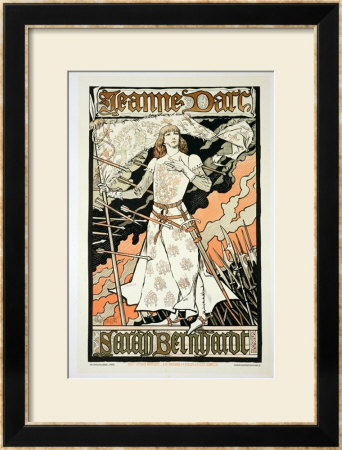 Reproduction Of A Poster Advertising Joan Of Arc by Eugene Grasset Pricing Limited Edition Print image