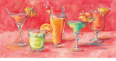 Summer Cocktails by Catherine Richards Pricing Limited Edition Print image