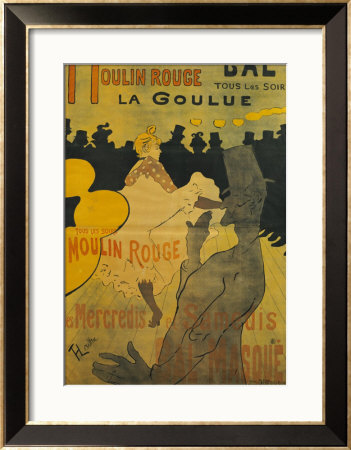 Moulin-Rouge, La Goulue, 1891 by Henri De Toulouse-Lautrec Pricing Limited Edition Print image