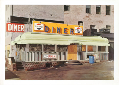 Scott's Bridge Diner by John Baeder Pricing Limited Edition Print image