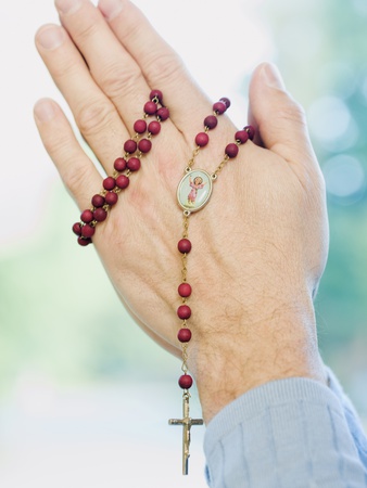 Praying Hands With Prayer Beads by Paul Burns Pricing Limited Edition Print image