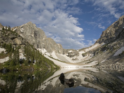Alpine Tarn And Glacial Horn In The Teton Range by Marli Miller Pricing Limited Edition Print image