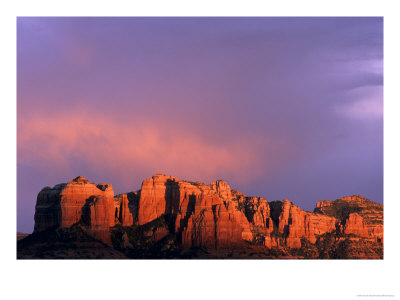 Cathedral Rocks In Sedona, Arizona, Usa by Chuck Haney Pricing Limited Edition Print image
