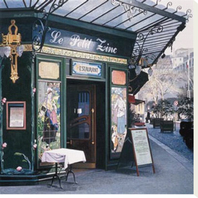 Le Petit Zinc Restaurant by Stan Beckman Pricing Limited Edition Print image