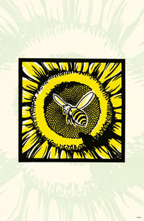 Sunflower & Bee by Ryo Takagi Pricing Limited Edition Print image