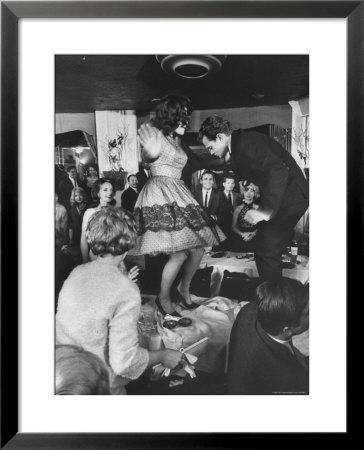 American Couples Dancing In Hollywood Nightclub by Ralph Crane Pricing Limited Edition Print image