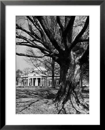 Monticello, House Thomas Jefferson Built For Himself On Top Of Little Mountain Near Charlottesville by Alfred Eisenstaedt Pricing Limited Edition Print image