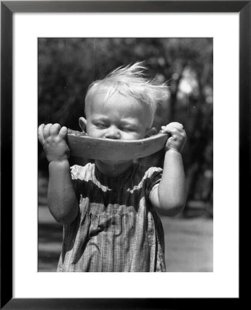 Little Boy Eating A Watermelon by John Phillips Pricing Limited Edition Print image