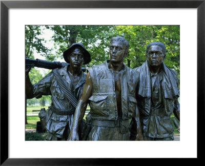 Close-Up Of Statues On The Vietnam Veterans Memorial In Washington D.C., Usa by Hodson Jonathan Pricing Limited Edition Print image