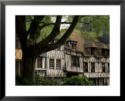 Timber-Framed Houses In The Restored City Centre, Rouen, Haute Normandie (Normandy), France by Pearl Bucknall Pricing Limited Edition Print image