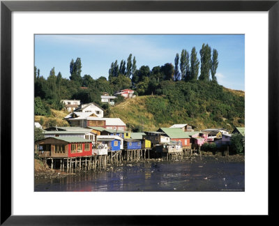 Palafitos, Castro, Chiloe Island, Chile, South Amrica by Ken Gillham Pricing Limited Edition Print image