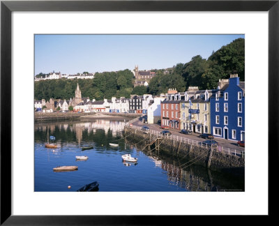 Harbour And Main Street, Tobermory, Island Of Mull, Argyllshire, Inner Hebrides, Scotland by Geoff Renner Pricing Limited Edition Print image