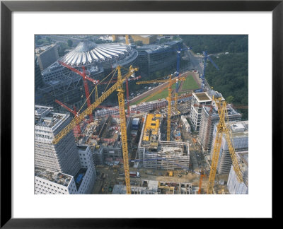 Building The New Potsdamerplatz, Berlin, Germany, 2002 by G Richardson Pricing Limited Edition Print image