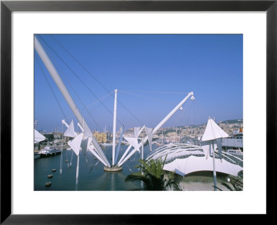 Bigo By Renzo Piano, Porto Antico, Port Area, Genoa (Genova), Liguria, Italy by Bruno Morandi Pricing Limited Edition Print image
