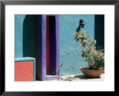 Pastel Coloured Walls In Village, La Placita, Tucson, Arizona, Usa by Ruth Tomlinson Pricing Limited Edition Print image
